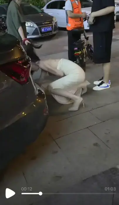 《白裙女子被抓头发跳河》HD高清无广告在线播放-原配街头抓扯致女子跳河事件完整还原-看完心惊胆战