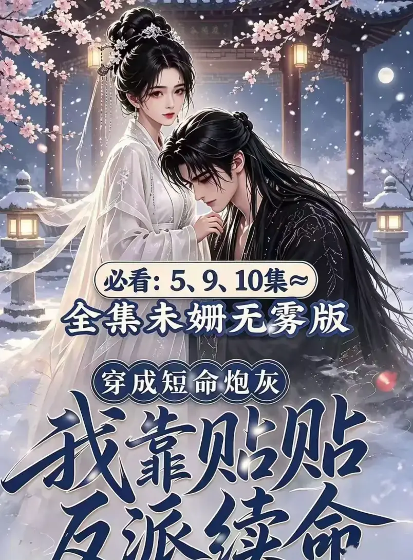 穿书超甜爽剧《穿成短命炮灰我靠贴贴反派续命》未删减高清全集-AI漫剧完整版免费看无广告-穿成短命炮灰我靠贴贴反派续命网盘在线追剧